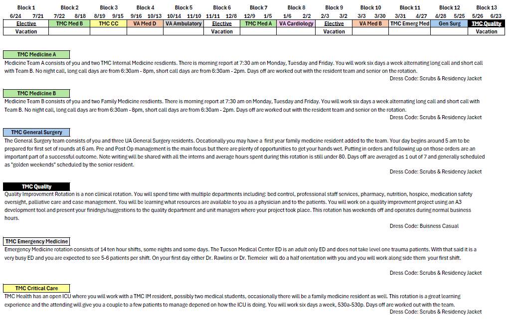 TY Block Schedule Example